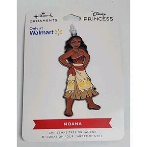 Disney‎ Princess Moana Christmas Tree Ornament Metal Hallmark 2025 Exclusive
